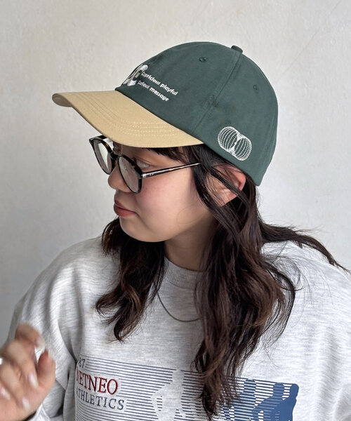 CPCM（シーピーシーエム）の「CPCMロゴキャップ（キャップ・レディース・ネイビー/グリーン/バーガンディー・FREE）」の8枚目の写真