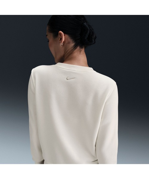 NIKE（ナイキ）の「ナイキ NIKE ナイキ  NSW PHNX FLC STD CREW OPP L/S トップ（スウェット・レディース・オフホワイト/ブルー/ホワイト・M/L）」の10枚目の写真