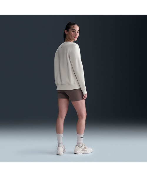 NIKE（ナイキ）の「ナイキ NIKE ナイキ  NSW PHNX FLC STD CREW OPP L/S トップ（スウェット・レディース・オフホワイト/ブルー/ホワイト・M/L）」の13枚目の写真