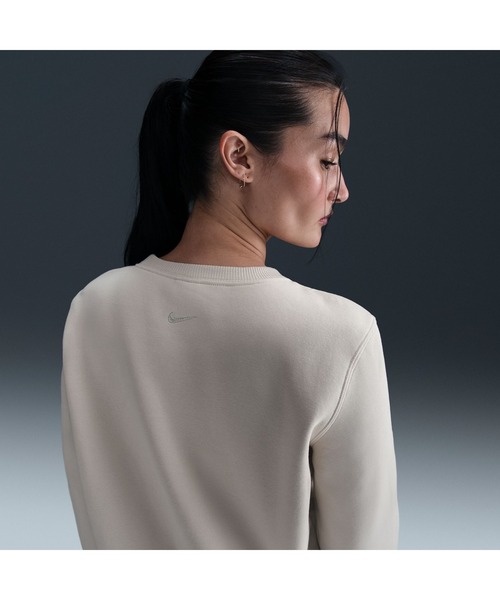 NIKE（ナイキ）の「ナイキ NIKE ナイキ  NSW PHNX FLC STD CREW OPP L/S トップ（スウェット・レディース・オフホワイト/ブルー/ホワイト・M/L）」の15枚目の写真