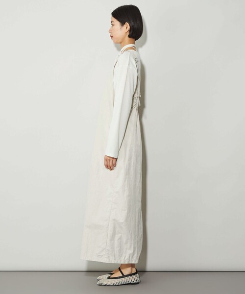 CITEN（シテン）の「＜CITEN＞バックギャザーUネックワンピース（ワンピース・レディース・オフホワイト/ブラック・S/M）」の9枚目の写真
