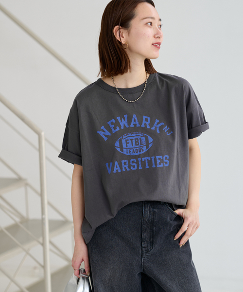 JOURNAL STANDARD relume(ジャーナルスタンダード レリューム)の「ヴィンテージロゴT(Tシャツ/カットソー・レディース・ブラック系その他/ブラック/ホワイト/ホワイト系その他・FREE)」の6枚目の写真
