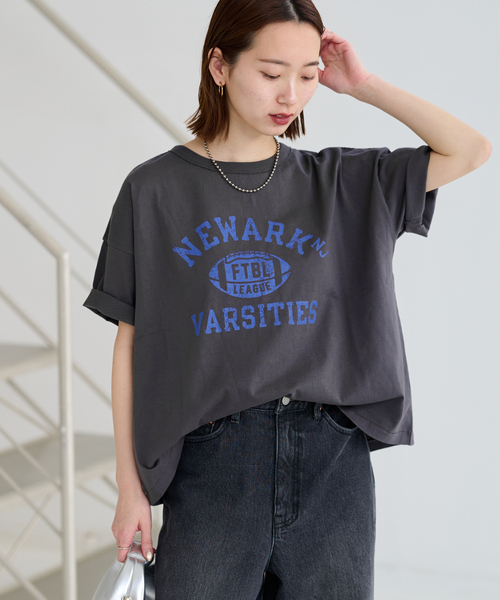 JOURNAL STANDARD relume(ジャーナルスタンダード レリューム)の「ヴィンテージロゴT(Tシャツ/カットソー・レディース・ブラック系その他/ブラック/ホワイト/ホワイト系その他・FREE)」の7枚目の写真