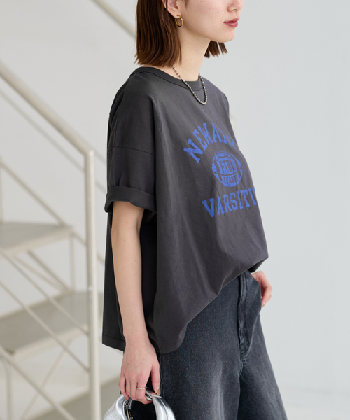 JOURNAL STANDARD relume(ジャーナルスタンダード レリューム)の「ヴィンテージロゴT(Tシャツ/カットソー・レディース・ブラック系その他/ブラック/ホワイト/ホワイト系その他・FREE)」の11枚目の写真
