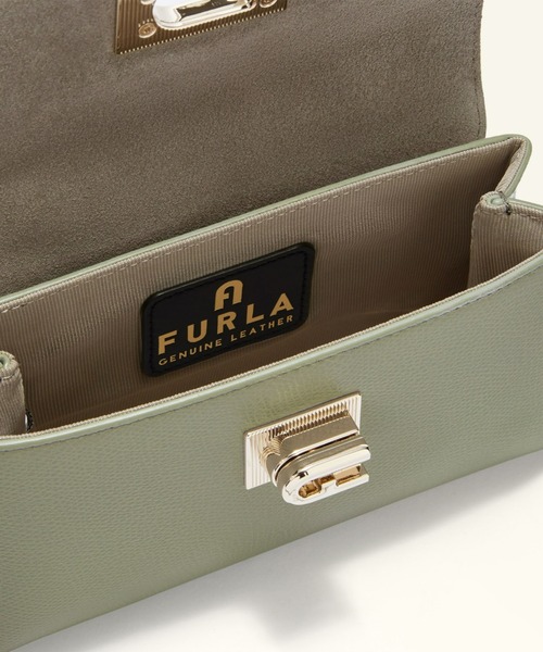 美品　FURLA 1927 ミニ クロスボディ バッグ ブラウン フルラ 1927 ミニクロスボディバッグ（ショルダーバッグ