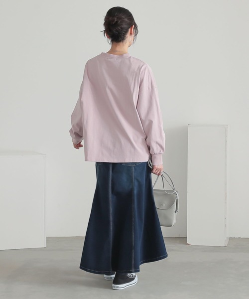 n'OrLABEL(ノアールレーベル)の「パフスリーブカットソー(Tシャツ/カットソー・レディース・ブルー/オフホワイト/ピンク/ブラック・1/2)」の16枚目の写真