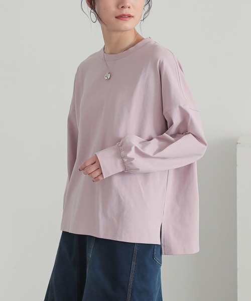n'OrLABEL(ノアールレーベル)の「パフスリーブカットソー(Tシャツ/カットソー・レディース・ブルー/オフホワイト/ピンク/ブラック・1/2)」の13枚目の写真