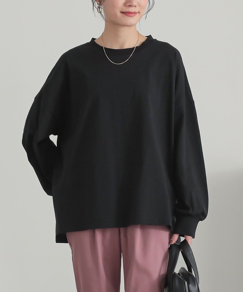n'OrLABEL(ノアールレーベル)の「パフスリーブカットソー(Tシャツ/カットソー・レディース・ブルー/オフホワイト/ピンク/ブラック・1/2)」の10枚目の写真