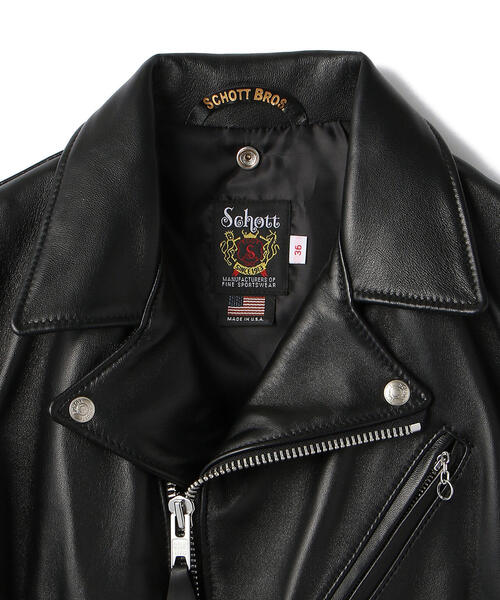 Schott/ショット/ 228US LAMB RIDERS JACKET/ラムレザー ライダース