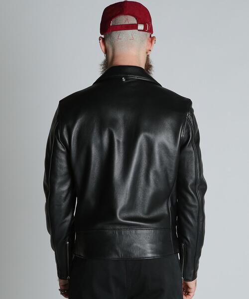 schott(ショット)の「Schott/ショット/ 228US LAMB RIDERS JACKET/ラムレザー ライダースジャケット(ライダースジャケット・メンズ・ブラック・34/44/40/38/42/36)」の7枚目の写真