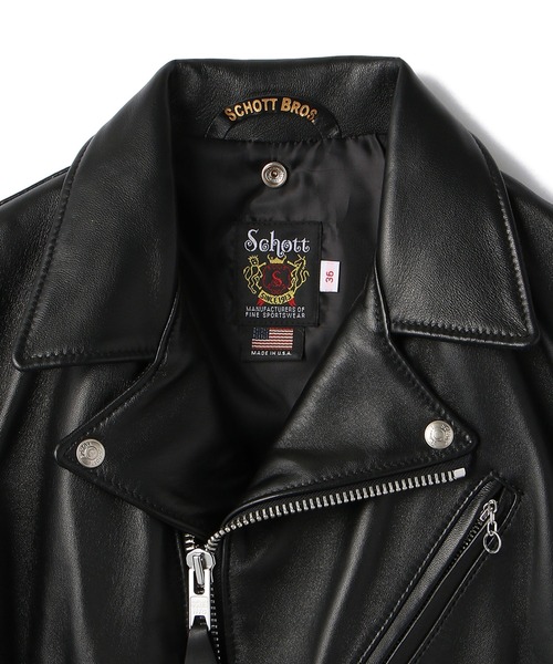Schott/ショット/ 228US LAMB RIDERS JACKET/ラムレザー ライダース