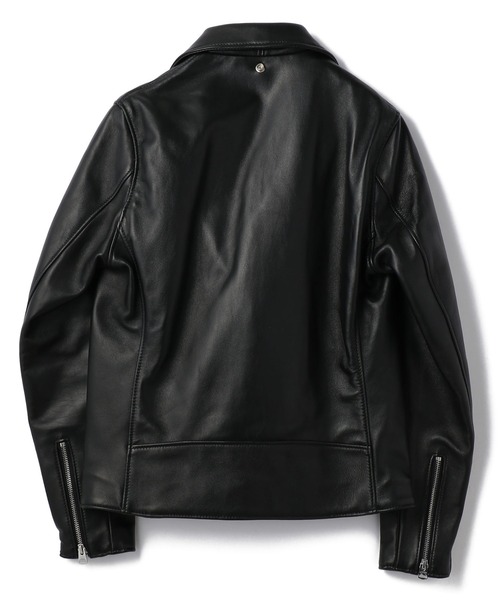 schott(ショット)の「Schott/ショット/ 228US LAMB RIDERS JACKET/ラムレザー ライダースジャケット(ライダースジャケット・メンズ・ブラック・34/44/40/38/42/36)」の3枚目の写真