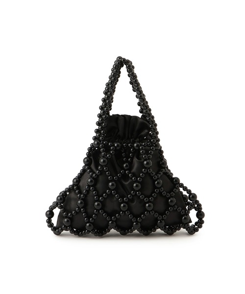 ROPE' PICNIC（ロペピクニック）の「ポーチ付きビーズハンドバッグ（ハンドバッグ・レディース・ブラック/オフホワイト・FREE）」の18枚目の写真