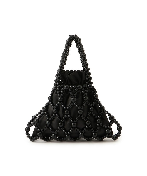 ROPE' PICNIC（ロペピクニック）の「ポーチ付きビーズハンドバッグ（ハンドバッグ・レディース・ブラック/オフホワイト・FREE）」の16枚目の写真