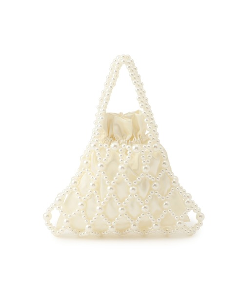 ROPE' PICNIC（ロペピクニック）の「ポーチ付きビーズハンドバッグ（ハンドバッグ・レディース・ブラック/オフホワイト・FREE）」の8枚目の写真