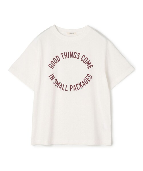 MACPHEE(マカフィー)の「コットンロゴプリント Tシャツ(Tシャツ/カットソー・レディース・ブラック/ホワイト・S)」の2枚目の写真