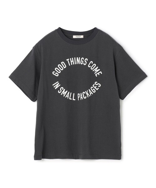 MACPHEE(マカフィー)の「コットンロゴプリント Tシャツ(Tシャツ/カットソー・レディース・ブラック/ホワイト・S)」の1枚目の写真
