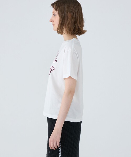 MACPHEE(マカフィー)の「コットンロゴプリント Tシャツ(Tシャツ/カットソー・レディース・ブラック/ホワイト・S)」の5枚目の写真