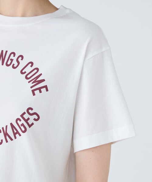 MACPHEE(マカフィー)の「コットンロゴプリント Tシャツ(Tシャツ/カットソー・レディース・ブラック/ホワイト・S)」の8枚目の写真