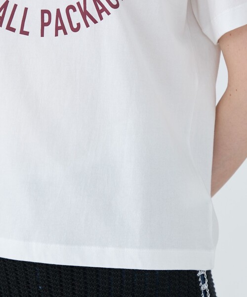 MACPHEE(マカフィー)の「コットンロゴプリント Tシャツ(Tシャツ/カットソー・レディース・ブラック/ホワイト・S)」の9枚目の写真