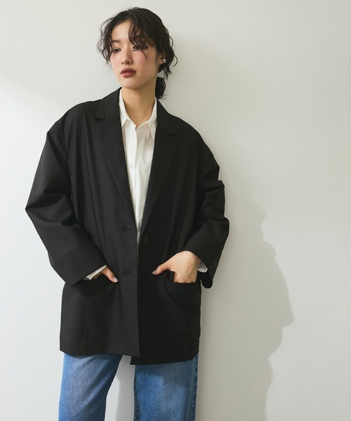 セール】【WEB限定】シングルブレストシャツジャケット