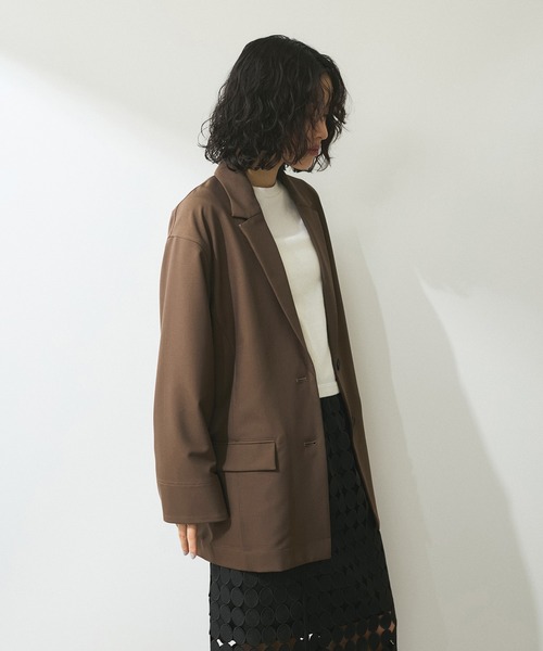 ADAM ET ROPE' シングル オーバーサイズ ジャケット ADAM ET ROPE' シングル オーバーサイズ ジャケット