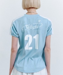 .KOM | A'GEM/9 × .kom 『FALLETT/ファレット』 SPORTS CLUB FOOTBALL JERSEY/スポーツクラブフットボールジャージ(Tシャツ/カットソー)