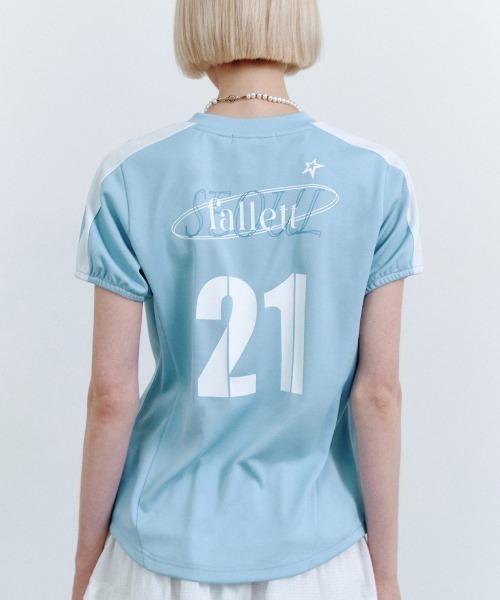 tシャツ A'GEM/9 × .kom 「FALLETT/ファレット」 SPORTS CLUB FOOTBALL JERSEY/スポーツクラブフットボ A'GEM/9 × .kom 『FALLETT/ファレット』 SPORTS CLUB FOOTBALL