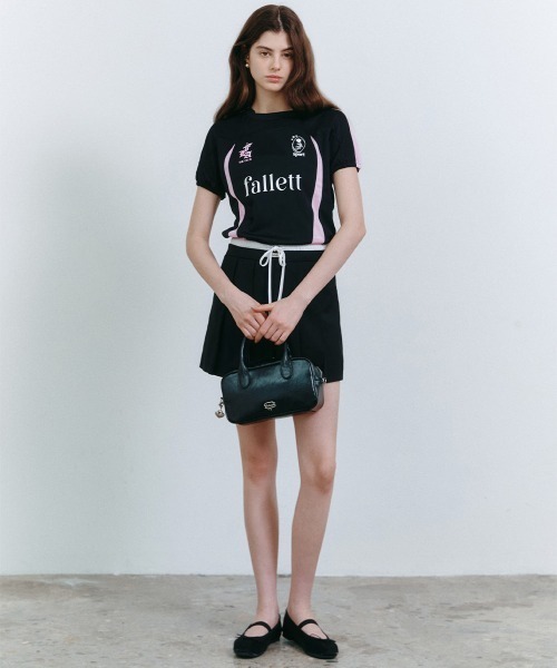 .KOM(ドットコム)の「A'GEM/9 × .kom 『FALLETT/ファレット』 SPORTS CLUB FOOTBALL JERSEY/スポーツクラブフットボールジャージ(Tシャツ/カットソー・レディース・ライトブルー/ブラック・M)」の6枚目の写真