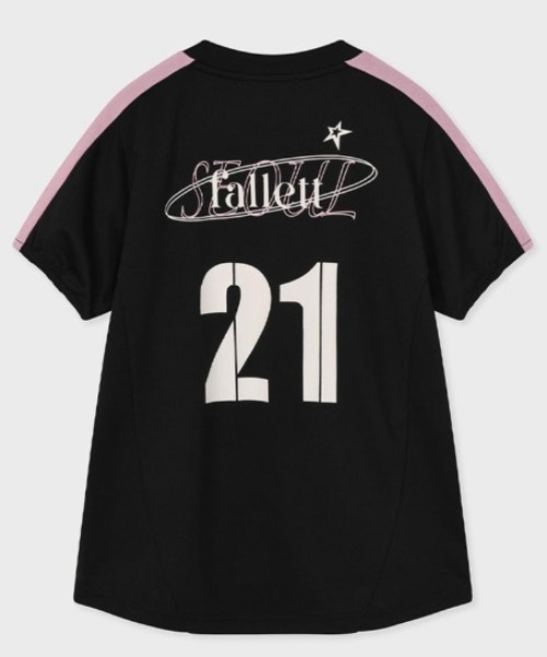[FALLETT] Sports Football Short Sleeve T-Shirt /追跡付 MUSINSA公式 | FALLETT Sports Football Short Sleeve T-Shirt Black