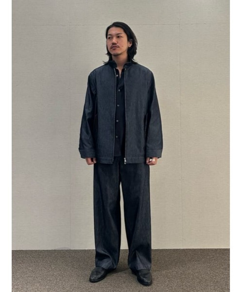 COLUMN(コラム)の「COLUMN / シルクデニム ブルゾン<THE COLUMN>(ブルゾン・メンズ・ネイビー・MEDIUM/LARGE)」の11枚目の写真