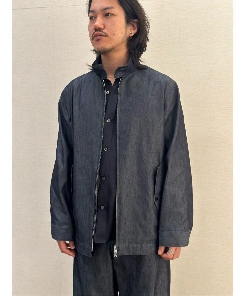 COLUMN(コラム)の「COLUMN / シルクデニム ブルゾン<THE COLUMN>(ブルゾン・メンズ・ネイビー・MEDIUM/LARGE)」の12枚目の写真
