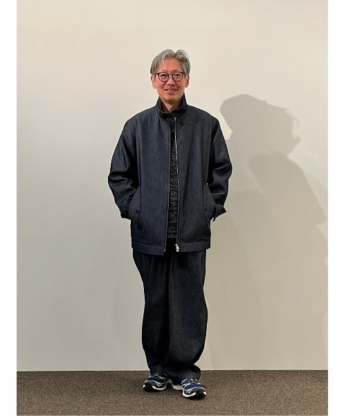 COLUMN(コラム)の「COLUMN / シルクデニム ブルゾン<THE COLUMN>(ブルゾン・メンズ・ネイビー・MEDIUM/LARGE)」の14枚目の写真