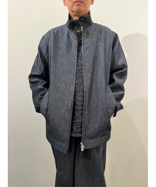 COLUMN(コラム)の「COLUMN / シルクデニム ブルゾン<THE COLUMN>(ブルゾン・メンズ・ネイビー・MEDIUM/LARGE)」の15枚目の写真