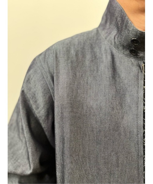 COLUMN(コラム)の「COLUMN / シルクデニム ブルゾン<THE COLUMN>(ブルゾン・メンズ・ネイビー・MEDIUM/LARGE)」の16枚目の写真