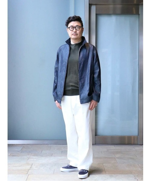 COLUMN(コラム)の「COLUMN / シルクデニム ブルゾン<THE COLUMN>(ブルゾン・メンズ・ネイビー・MEDIUM/LARGE)」の22枚目の写真