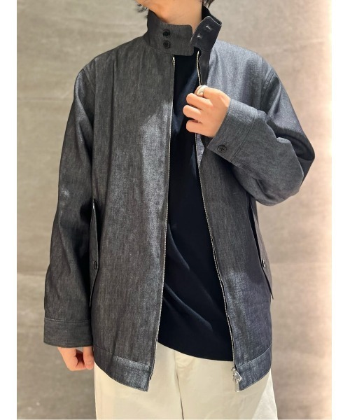 COLUMN(コラム)の「COLUMN / シルクデニム ブルゾン<THE COLUMN>(ブルゾン・メンズ・ネイビー・MEDIUM/LARGE)」の21枚目の写真