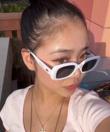 INTER FACTORY（インターファクトリー）の「AINA - スクエアサングラス　GOSSIP CLUB made  in INTER FACTORY（サングラス）」