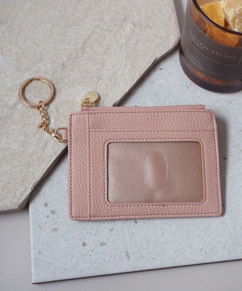 ammy.（エイミードット）の「【 ammy. / エイミードット 】 薄型 キーチェーン付 フラグメントケース / カードケース コインケース（カードケース・レディース・ホワイト/ベージュ/ブラック/ピンクベージュ・FREE）」の16枚目の写真