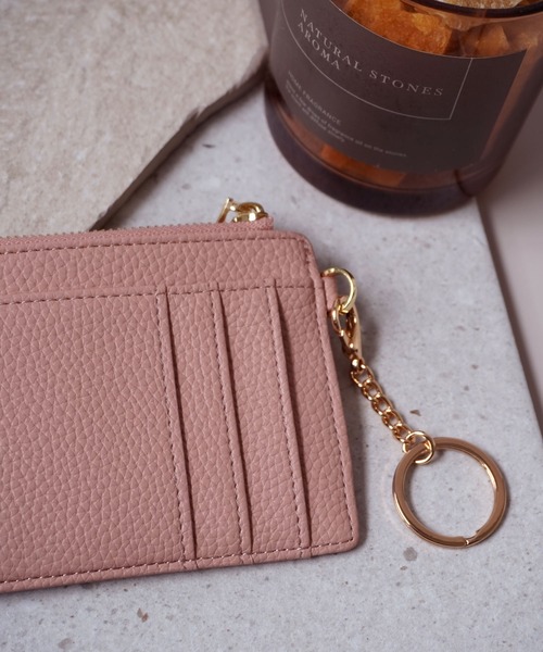 ammy.（エイミードット）の「【 ammy. / エイミードット 】 薄型 キーチェーン付 フラグメントケース / カードケース コインケース（カードケース・レディース・ホワイト/ベージュ/ブラック/ピンクベージュ・FREE）」の18枚目の写真