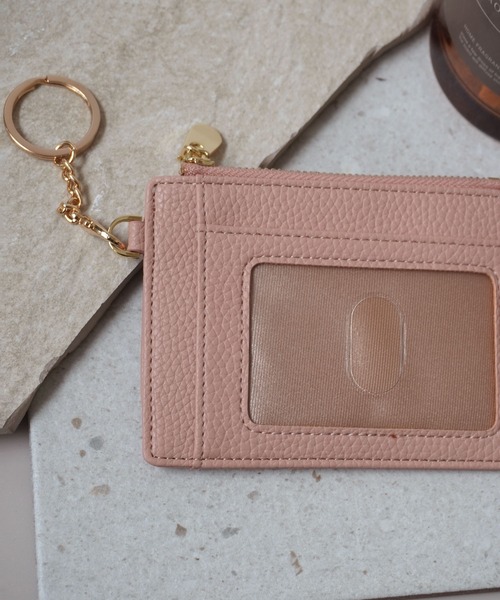 ammy.（エイミードット）の「【 ammy. / エイミードット 】 薄型 キーチェーン付 フラグメントケース / カードケース コインケース（カードケース・レディース・ホワイト/ベージュ/ブラック/ピンクベージュ・FREE）」の17枚目の写真