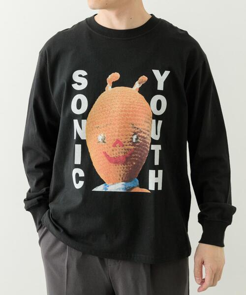ITEMS URBANRESEARCH(アイテムズ アーバンリサーチ)の「Sonic Youth プリントロングTシャツ(Tシャツ/カットソー・メンズ・その他1/その他2/その他3・MEDIUM/LARGE)」の6枚目の写真