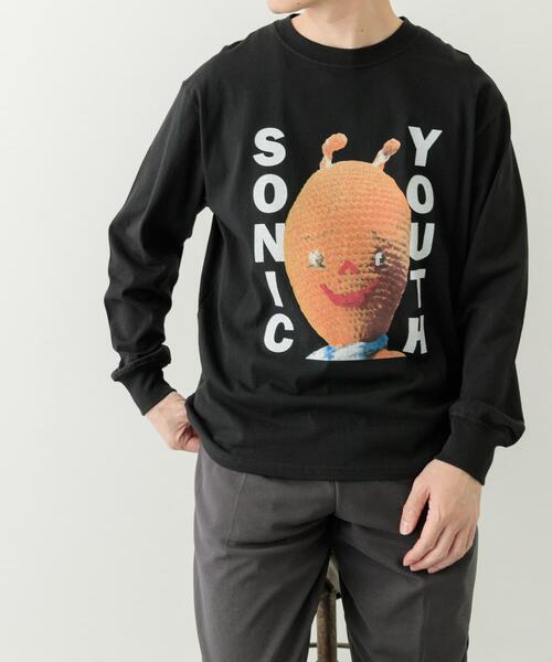 ITEMS URBANRESEARCH(アイテムズ アーバンリサーチ)の「Sonic Youth プリントロングTシャツ(Tシャツ/カットソー・メンズ・その他1/その他2/その他3・MEDIUM/LARGE)」の7枚目の写真