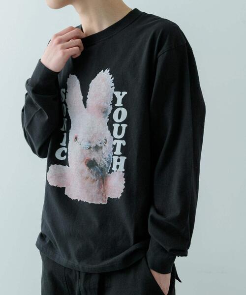 ITEMS URBANRESEARCH(アイテムズ アーバンリサーチ)の「Sonic Youth プリントロングTシャツ(Tシャツ/カットソー・メンズ・その他1/その他2/その他3・MEDIUM/LARGE)」の22枚目の写真