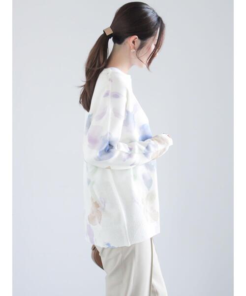 セール】フラワープリントカーディガン《2025spring catalog