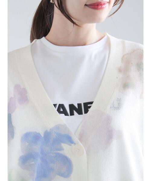 Te chichi（テチチ）の「フラワープリントカーディガン《2025spring catalog item》（カーディガン/ボレロ・レディース・オフホワイト/ベージュ・F）」の14枚目の写真