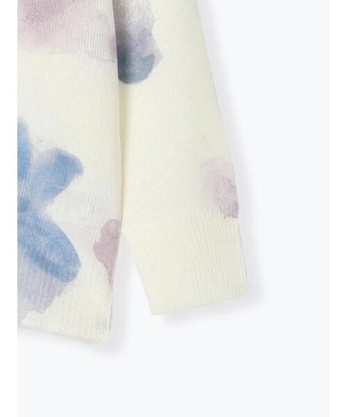 Te chichi（テチチ）の「フラワープリントカーディガン《2025spring catalog item》（カーディガン/ボレロ・レディース・オフホワイト/ベージュ・F）」の20枚目の写真