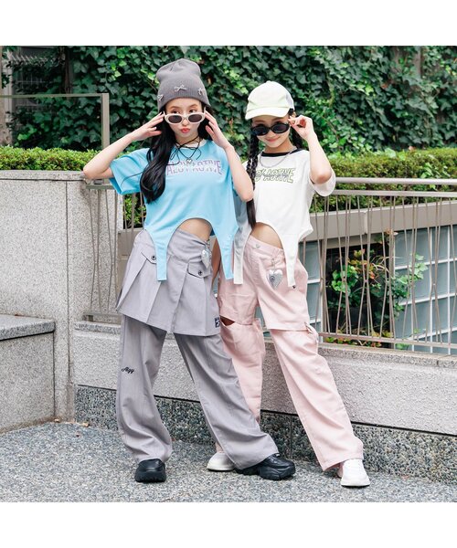 algy（アルジー）の「【AC半袖TIVE/吸水速乾】裾デザイン半袖T（Tシャツ/カットソー・キッズ・ブラック/サックスブルー/オフホワイト・XX-SMALL/X-SMALL/MEDIUM/SMALL）」の14枚目の写真