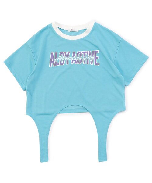algy（アルジー）の「【AC半袖TIVE/吸水速乾】裾デザイン半袖T（Tシャツ/カットソー・キッズ・ブラック/サックスブルー/オフホワイト・XX-SMALL/X-SMALL/MEDIUM/SMALL）」の11枚目の写真