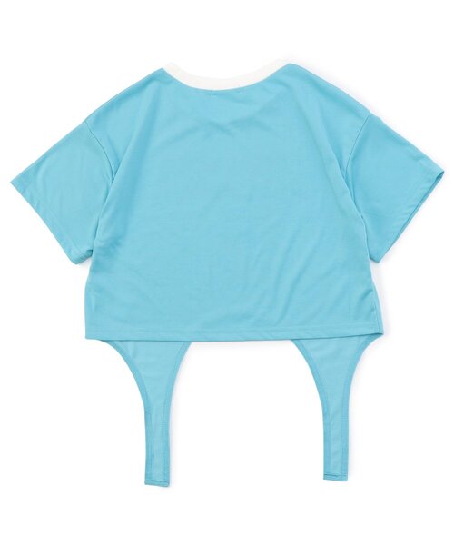 algy（アルジー）の「【AC半袖TIVE/吸水速乾】裾デザイン半袖T（Tシャツ/カットソー・キッズ・ブラック/サックスブルー/オフホワイト・XX-SMALL/X-SMALL/MEDIUM/SMALL）」の8枚目の写真